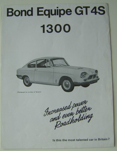 Bond equipe gt4s 1300 original - bond,