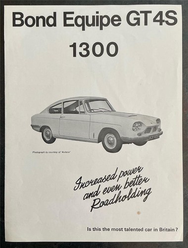 Bond equipe gt4s 1300 - bond,