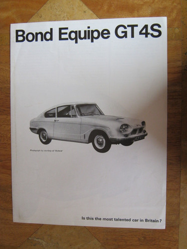 Bond equipe brochure 4 - 4s, brochure.