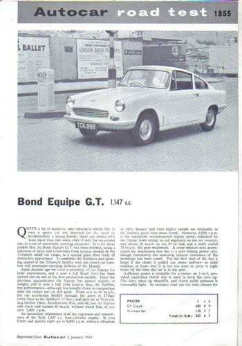 Bond equipe period - equipe, gt