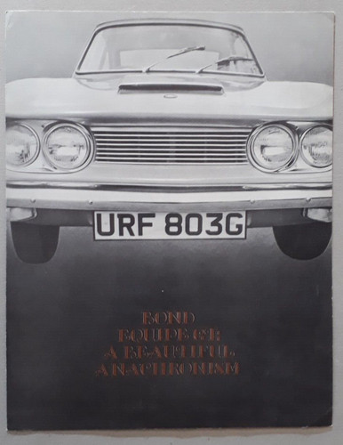 Bond equipe brochure - bond, c.1968