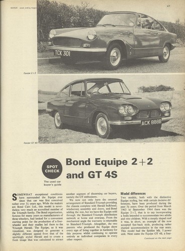 Bond equipe and gt 4s - bond,