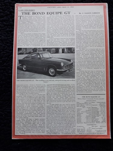 1964 bond equipe original - equipe,