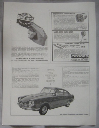 1965 bond equipe gt4s - bond,