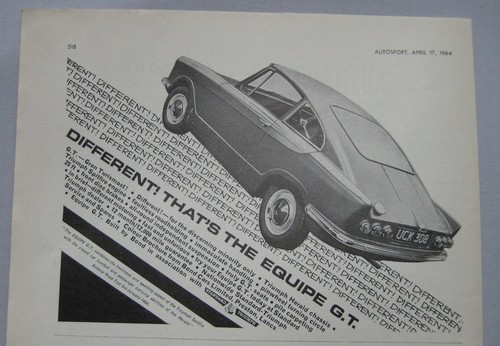 1964 bond equipe original - bond, gt